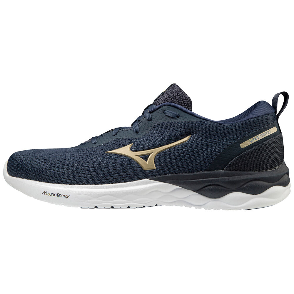 Sapatilhas Running Mizuno Wave Revolt - Homem - Azul Anil - APJRB1503